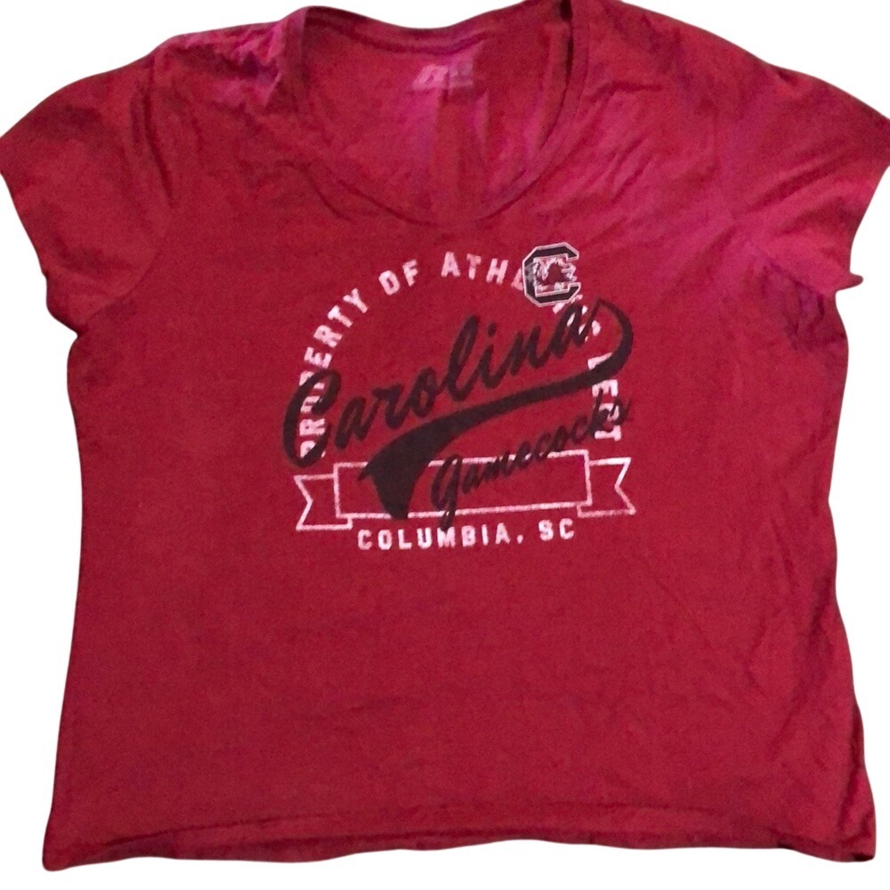 Carolina Gamecocks Women's Red Graphic Tee 2XL